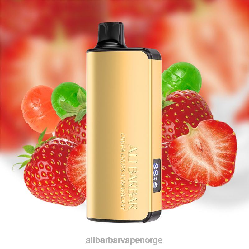 Alibarbar Vape Review chupa chups jordbær - Alibarbar Ingot 20000 engangsvape 00T2R34