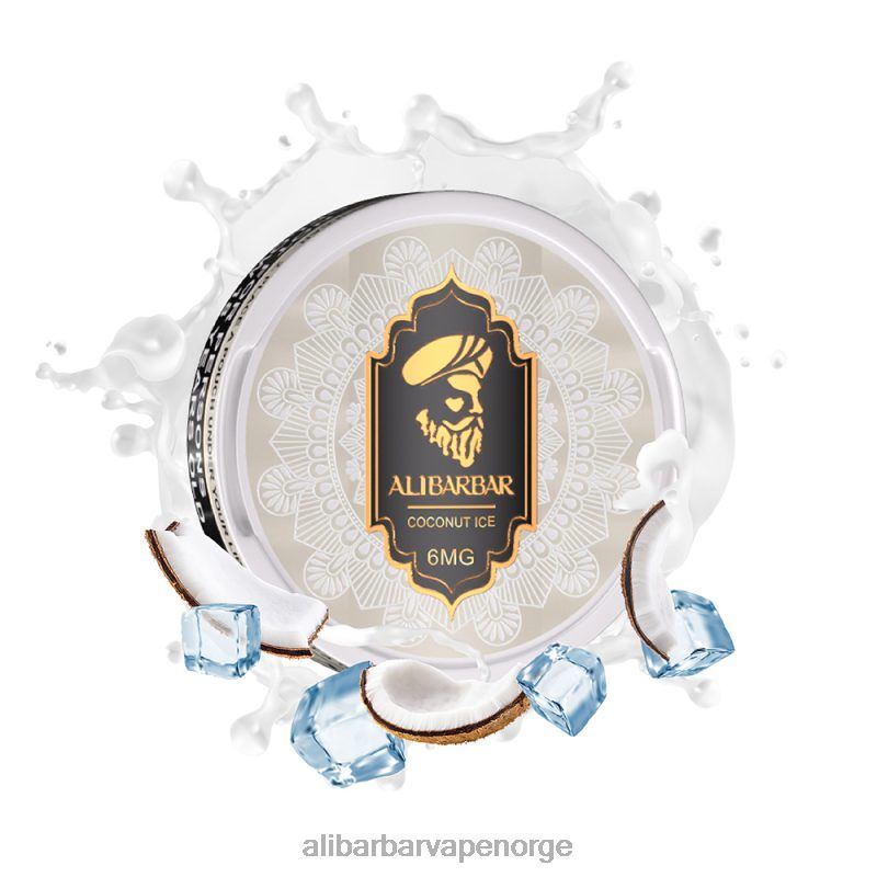 Alibarbar Vape Flavours kokosnøtt is - Alibarbar nikotinposer 00T2R83