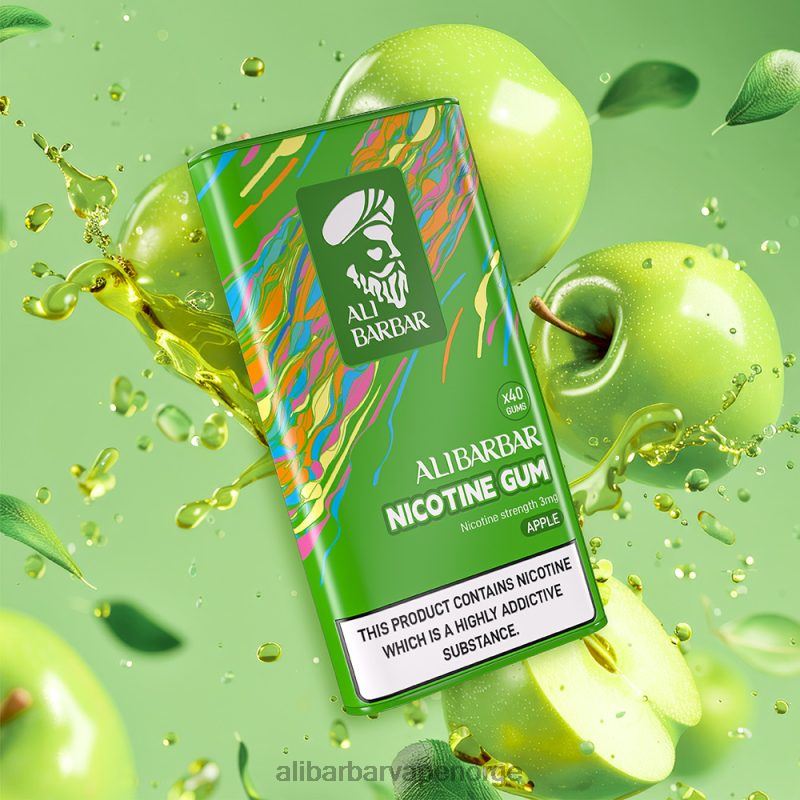 Alibarbar Vape Flavours eple - Alibarbar nikotintyggegummi 00T2R98