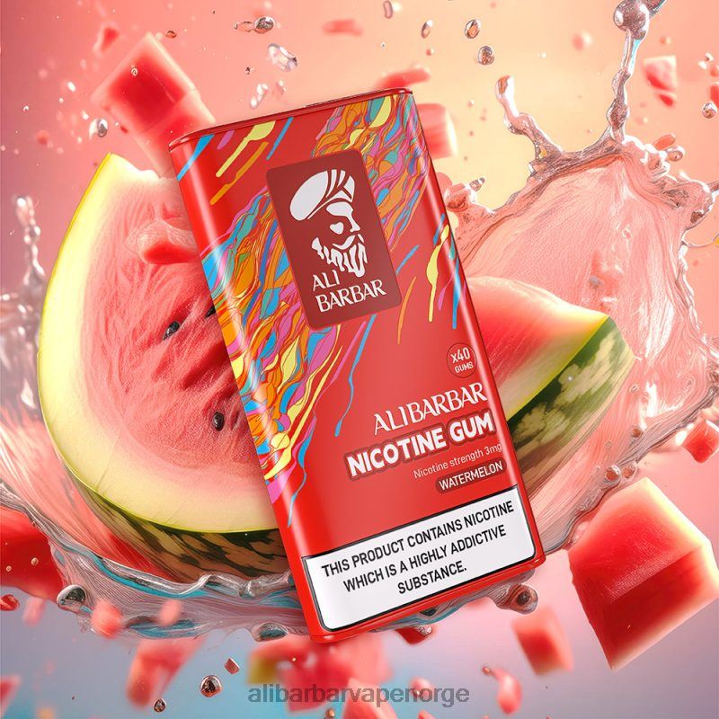 Alibarbar Vape Flavours vannmelon - Alibarbar nikotintyggegummi 00T2R103
