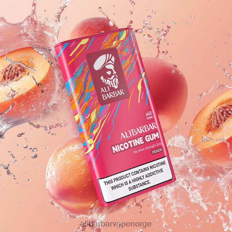 Alibarbar Vape Oslo fersken - Alibarbar nikotintyggegummi 00T2R102